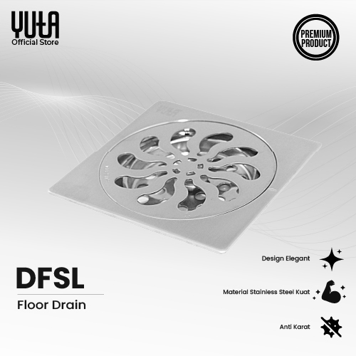 YUTA Saringan Air Kamar Mandi - Floor Drain Stainless Steel DFSL