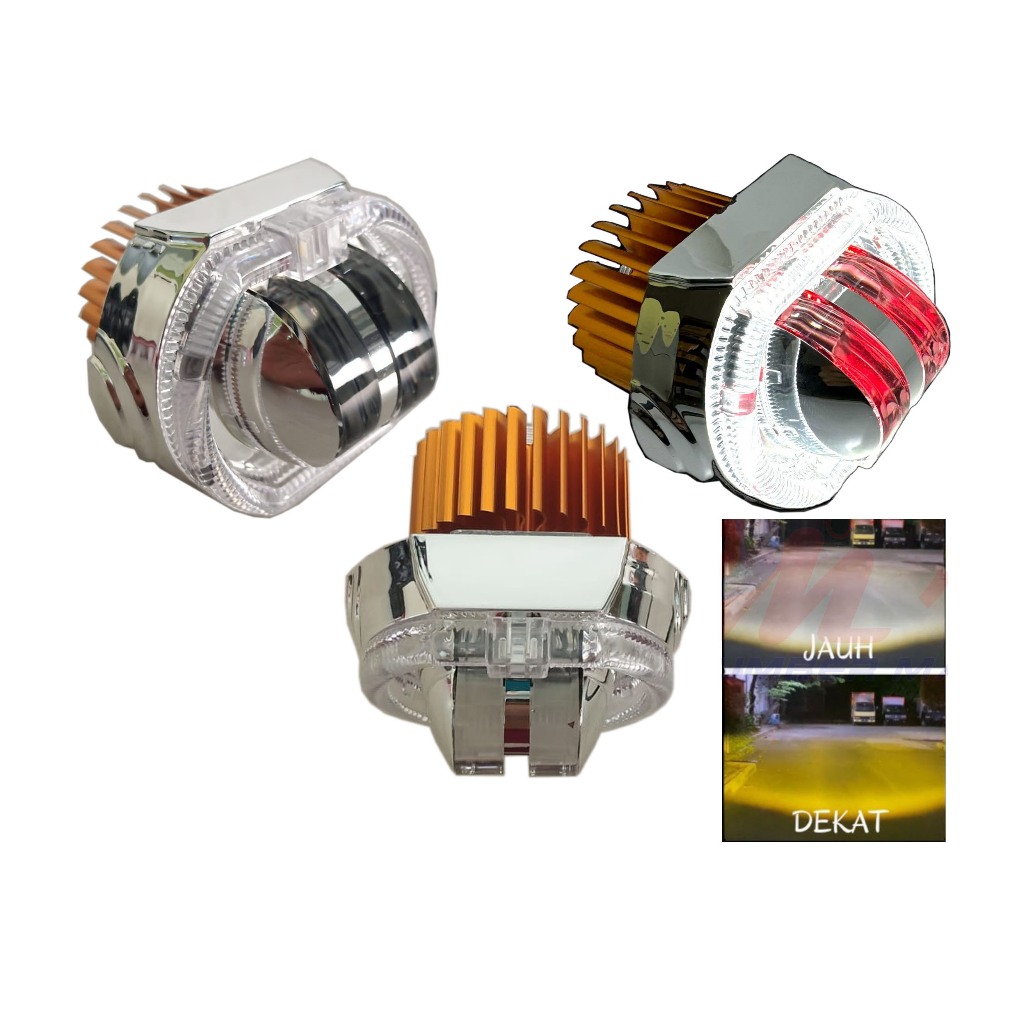 Projie Projector Biled Daymaker 2 Lensa 2,5 Inch MBK