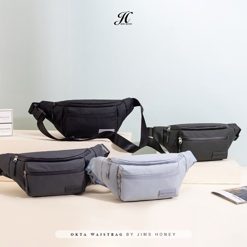 OKTA WAISTBAG BY JIMS HONEY / TAS SELEMPANG CEWEK COWOK UNISEX PURBALINGGA