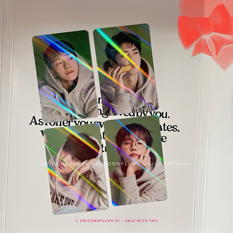 EXO ALADIN BENEFIT Seasons Greetings 2024 Valentine Photocard Poca PC