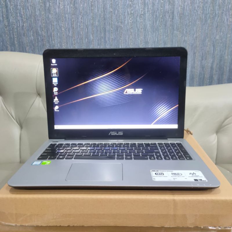 Laptop Asus X556UQK Cor i7-7500U Ram 8Gb SSD 512Gb Dualvga Nvdia Geforce 940Mx 2Gb Layar 15inch