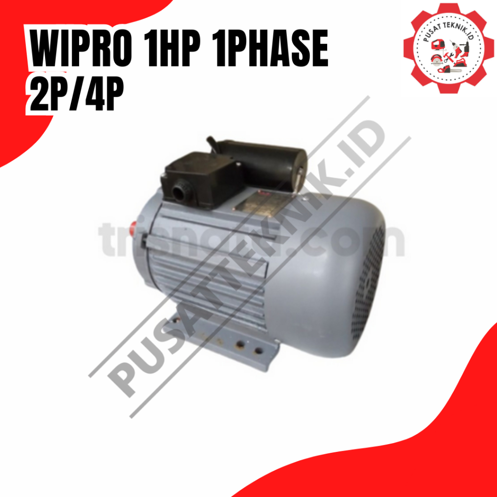 DINAMO WIPRO 1HP 1PHASE DINAMO PENGGERAK LISTRIK 1 HP 2800 RPM / 1400 RPM