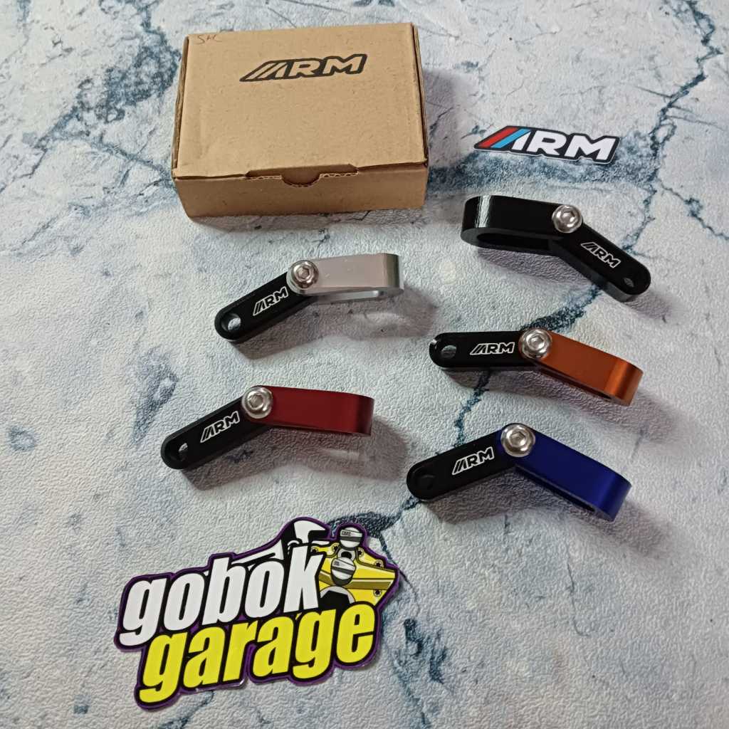 BRAKET SELANG REM ARM FULL CNC UNIVERSAL / BRAKET SELANG REM DEPAN / BRAKET SELANG REM ARM