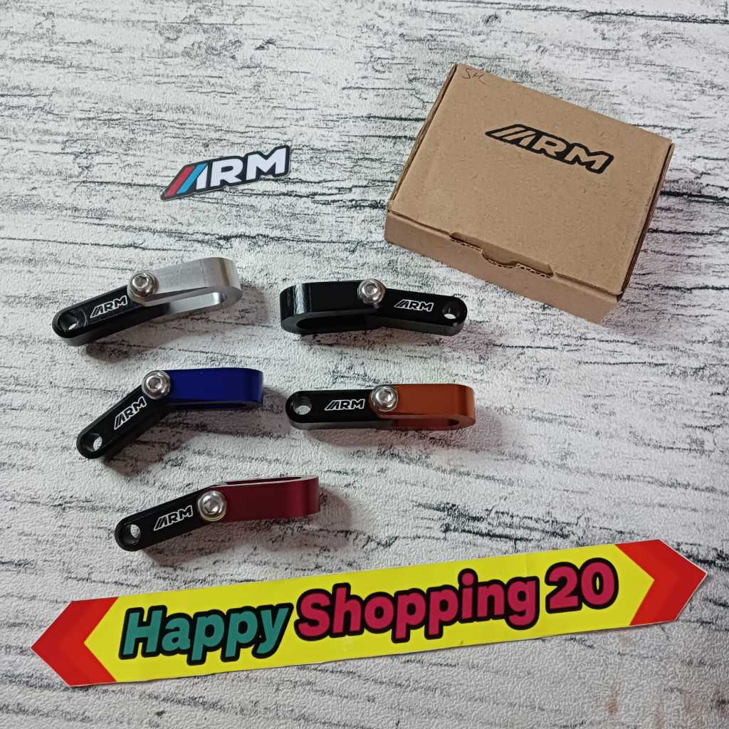 BRAKET SELANG REM ARM FULL CNC UNIVERSAL / BRAKET SELANG REM DEPAN / BRAKET SELANG REM ARM