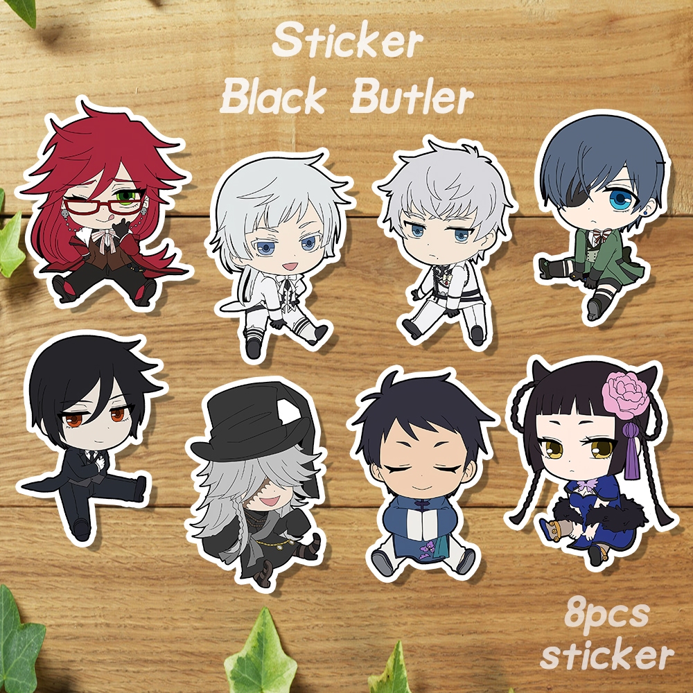 

Sticker Anime Black Butler - Stiker Pack Karakter Kuroshitsuji Ciel