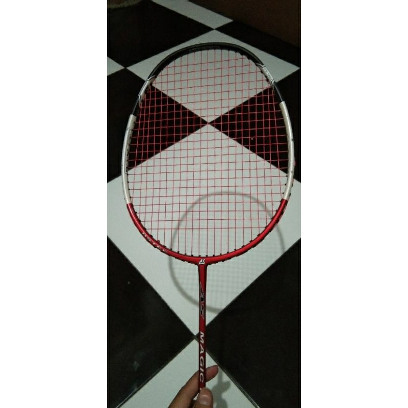 Raket astec logo lama magic power mp2 mp 2 raket badminton original japan raket bekas berkwalitas bu