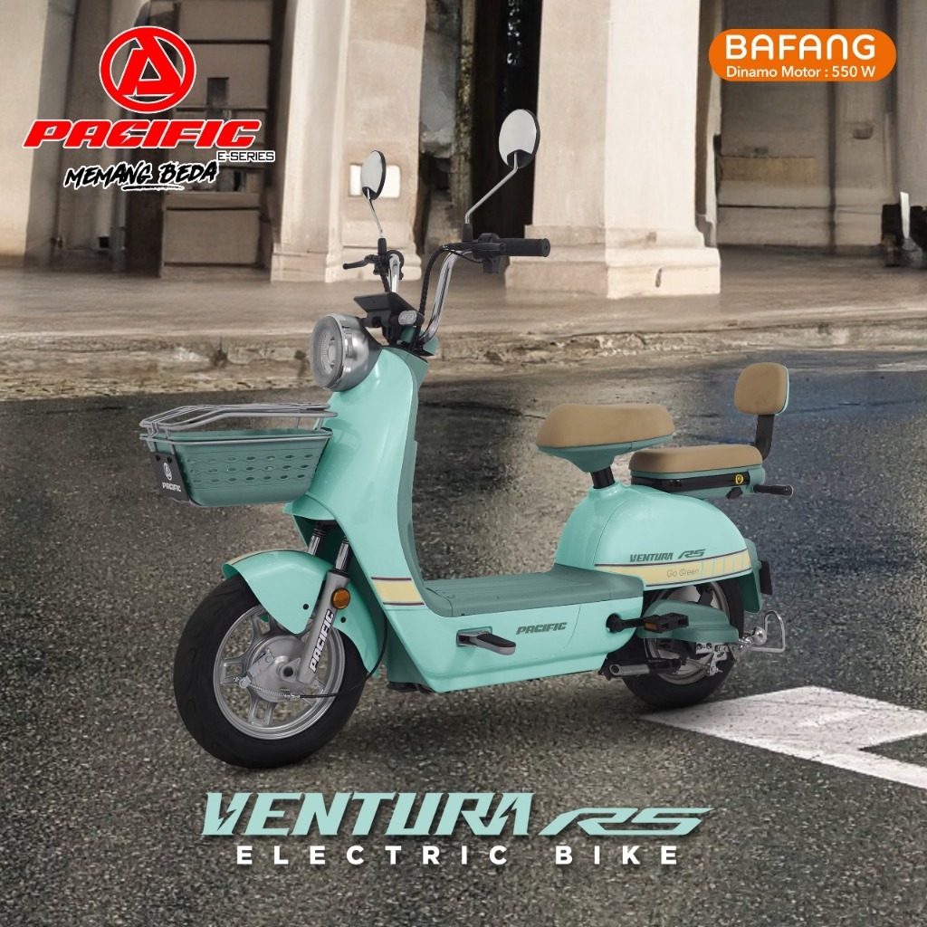 SEPEDA LISTRIK VENTURA R5 E BIKE NEW COLOUR