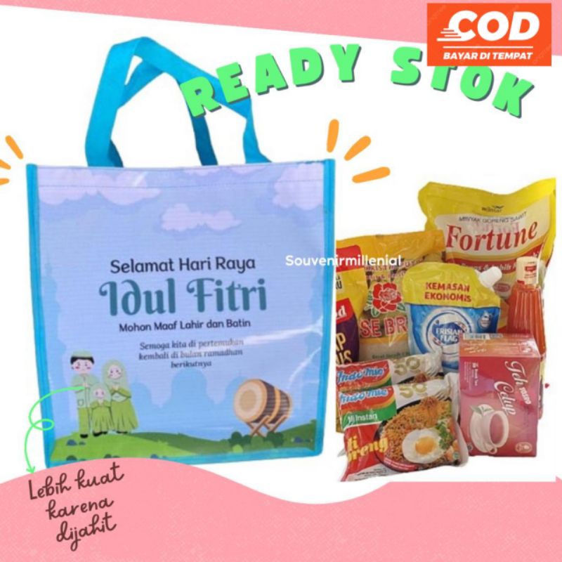 

Tas Lebaran Idul Fitri Hampers Sembako Kado Ultah Aqiqah Ulang Tahun Kekinian