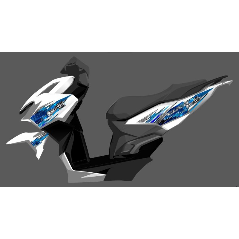 STRIPING TRANSPARAN VARIO 160 MOTIF LIVERY DIESEL