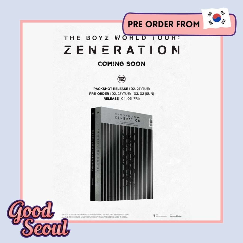 THE BOYZ 2ND WORLD TOUR : ZENERATION DVD/QR ver