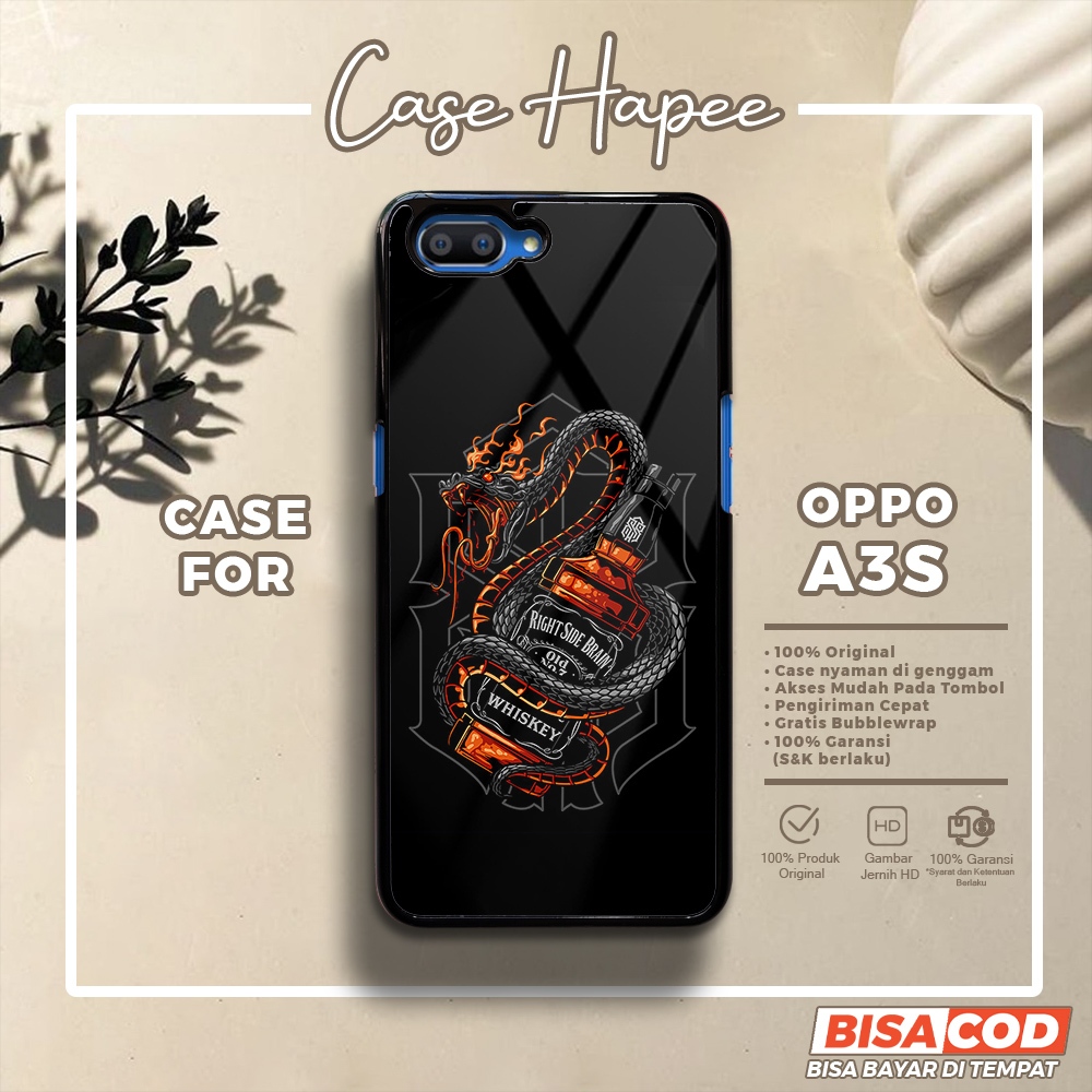 Case Oppo A3S Casing Oppo A3S [DRGN] Casehapee Case Glossy Case Aesthetic Custom Case Premium Softca
