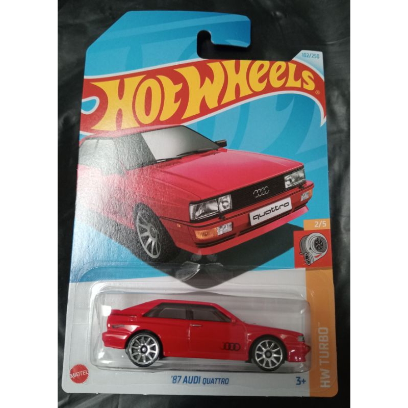 HOT WHEELS '87 AUDI QUATTRO MERAH