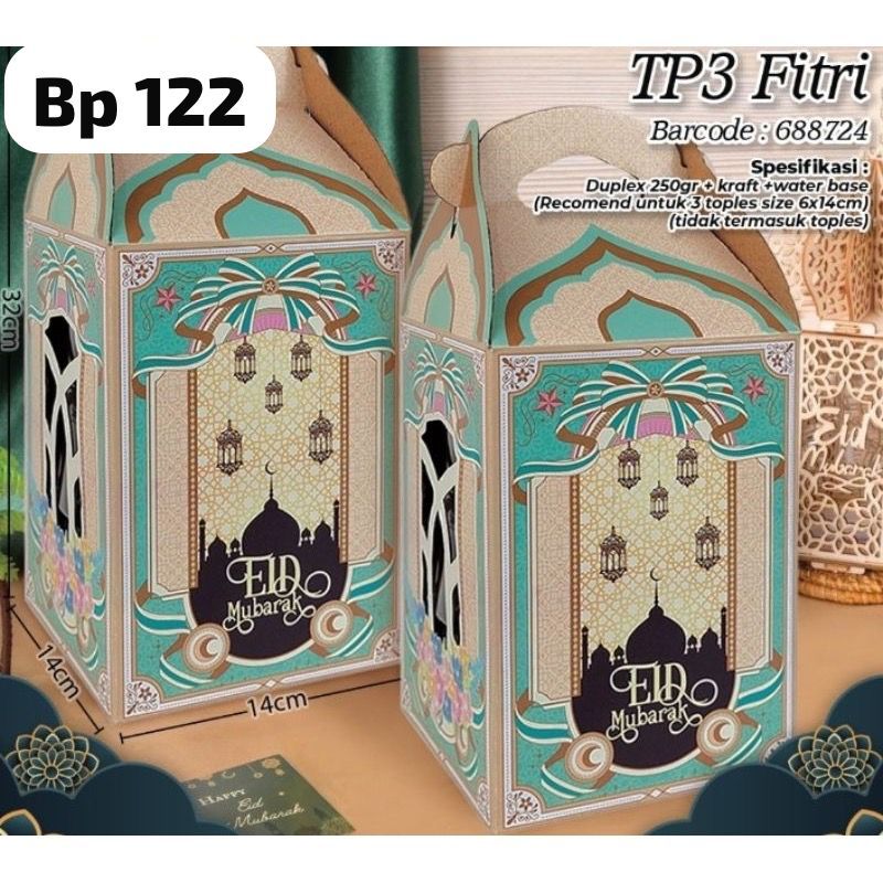 

SUNPARTY box hampers lebaran type tp3 fitri /box hampers lebaran / box parcel lebaran