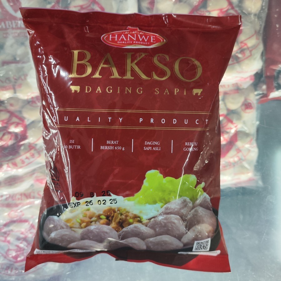 Hanwe bakso sapi isi 50