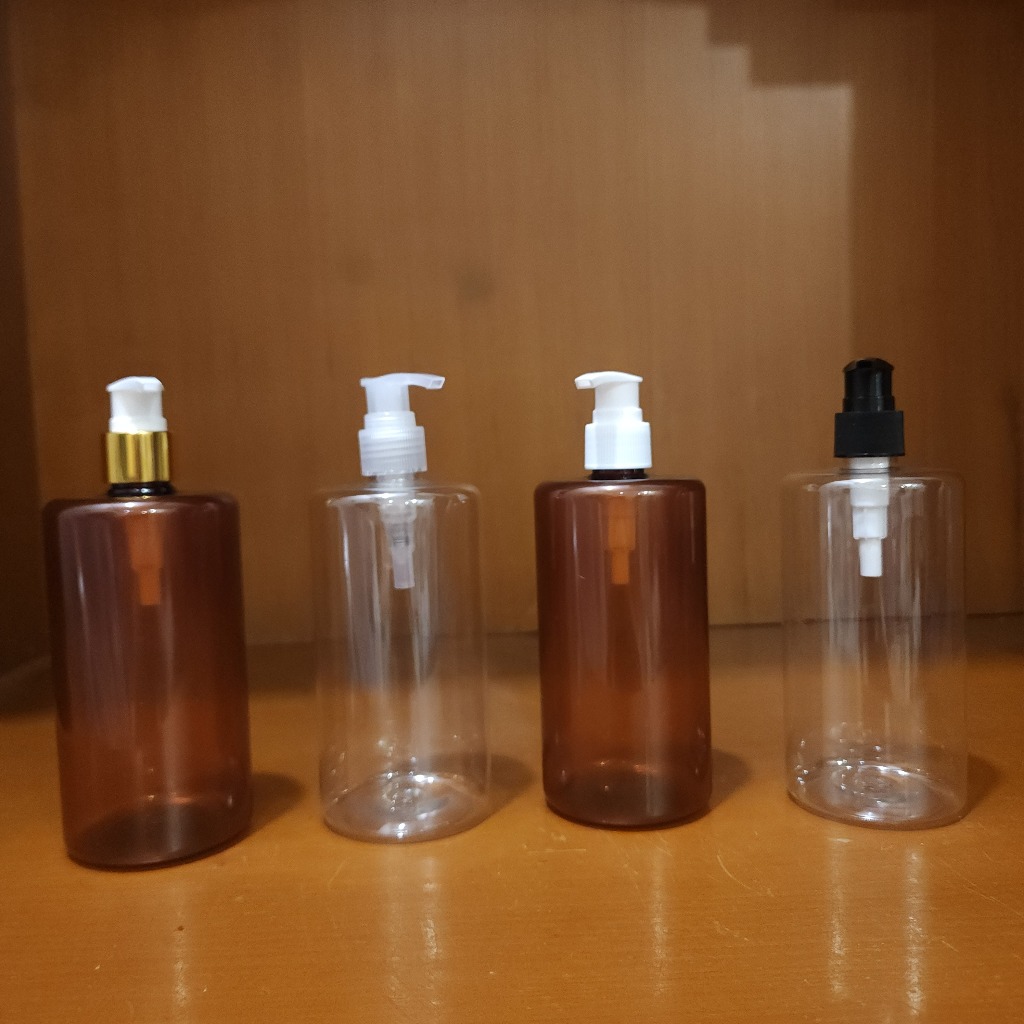 Botol RF 500ml Pump Lotion - Botol Sabun SHampoo Botol Hand Lotion Botol Hand Soap 500 ml Refill