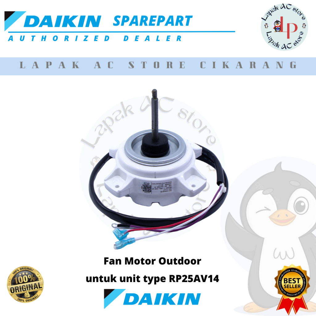 Fan Motor Outdoor  AC DAIKIN Malaysia 1 PK RP25AV14