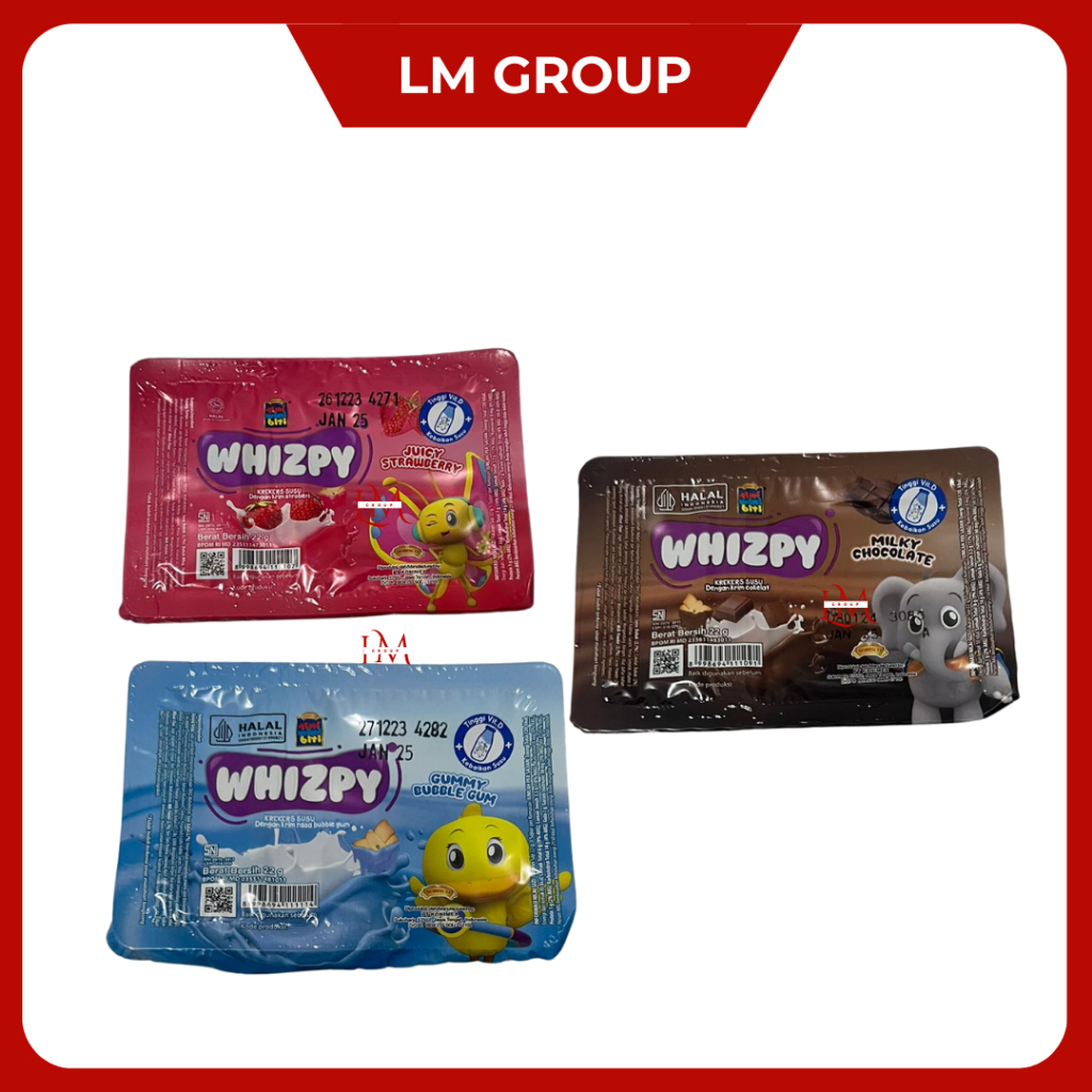 

Tini Wini Biti Whizpy Coklat/Strawberry/BubbleGum 22gr