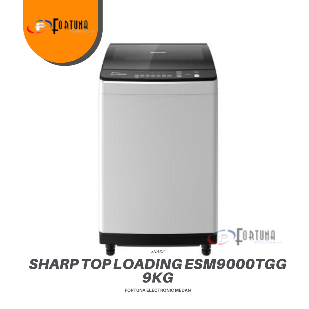 MESIN CUCI SHARP TOP LOADING ESM9000TGG 9KG MEDAN