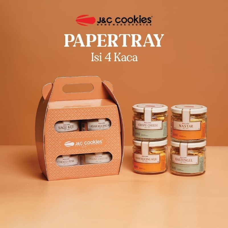 

PAKET HAMPERS JNC COOKIES ISI 4 TOPLES JAR KACA