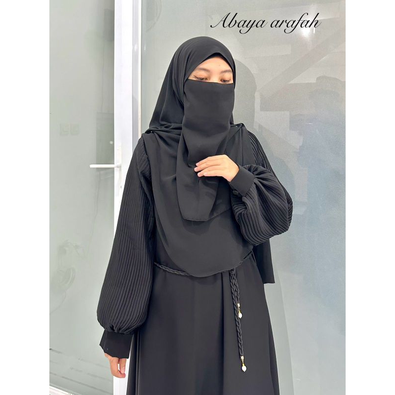 ABAYA ARAFAH/ABAYA BEST SELLER/ABAYA TEMBORO/ABAYA BALON PLISKET