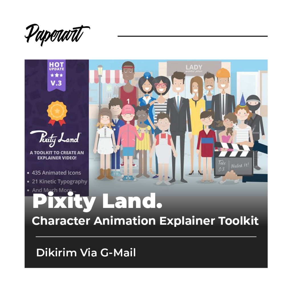 Pixity Land Character Animation Explainer Toolkit V.3.6