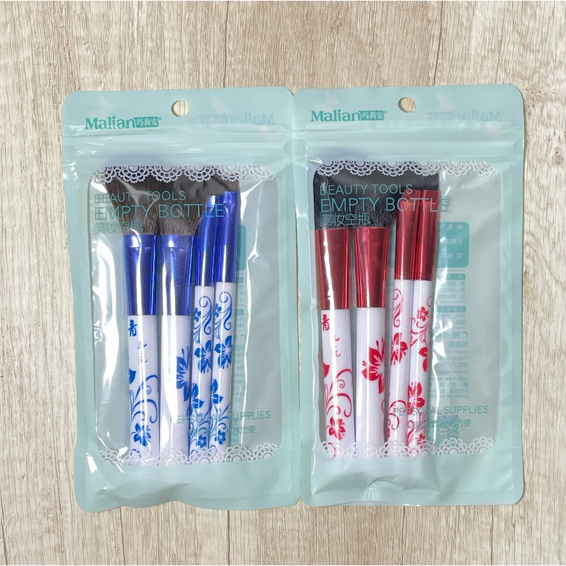 Kuas Brush Set Malian Isi 4 / Brush Set Malian