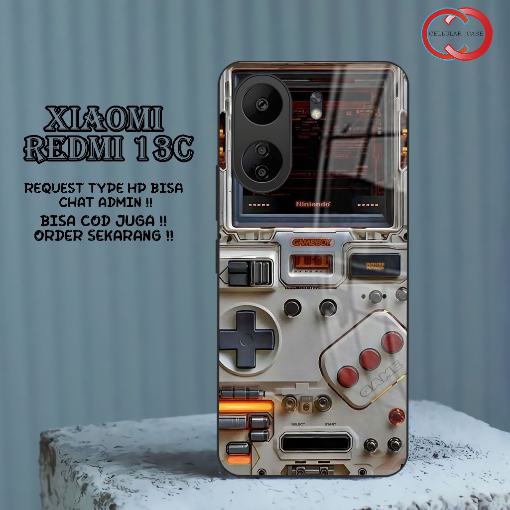 Casing XIAOMI REDMI 13C TERBARU | Case HP Kilau Efek Kaca |DT13| Kesing HP Premium Softcase Hardcase