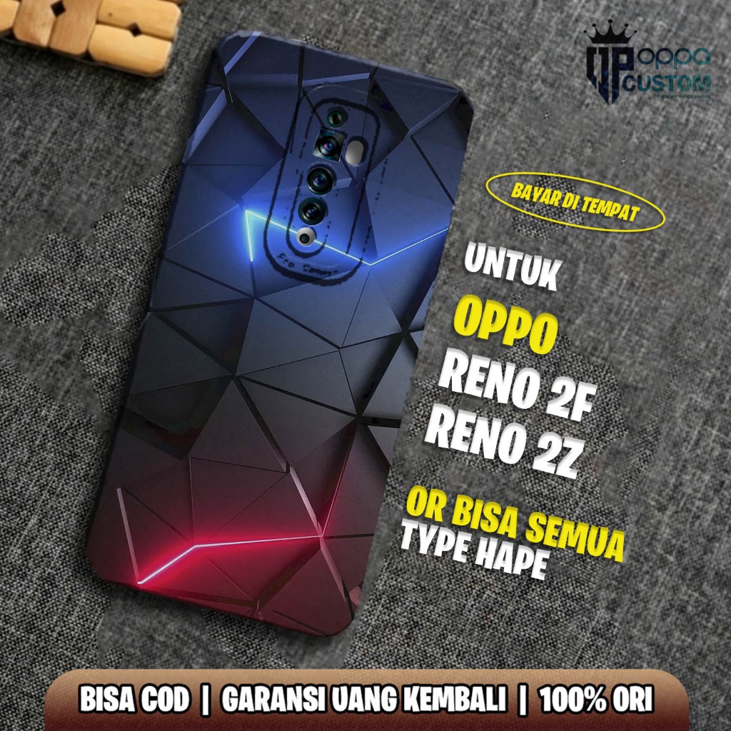 Case OPPO RENO 2F / OPPO RENO 2Z - Casing OPPO RENO 2Z Terbaru OPPACUSTOM  [ ABSTRACK  ] Casing Hp O