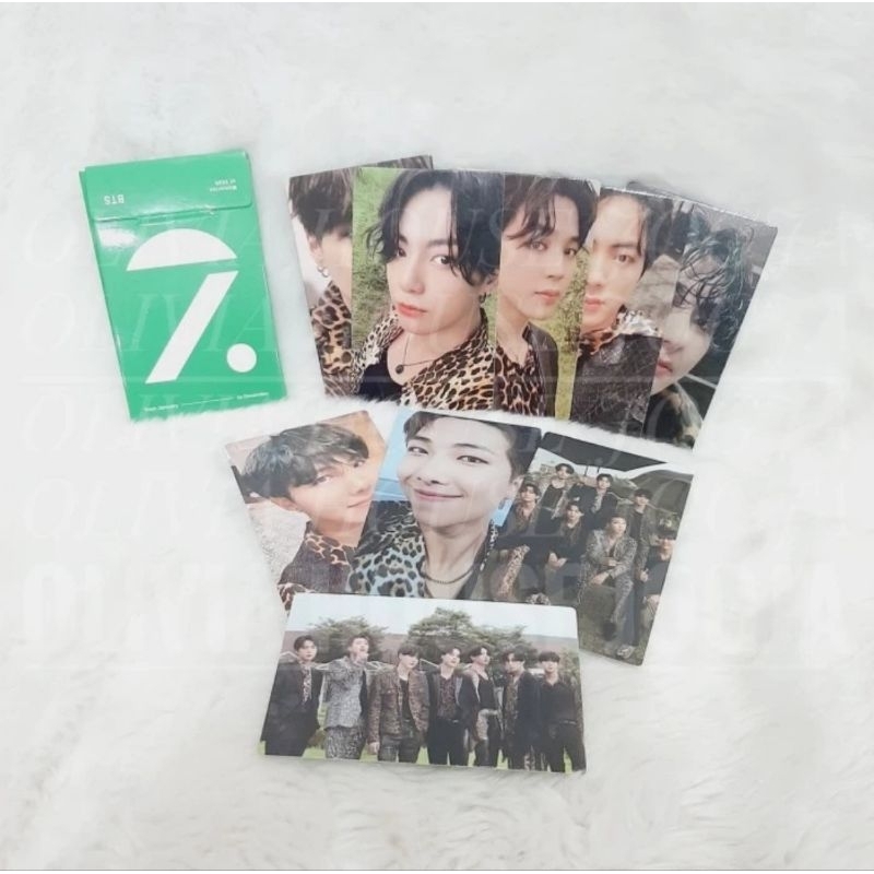 Photocard BTS Memories of 2020 Hijau BTS A Mini Photocard Memories of 2020 BTS A Hijau