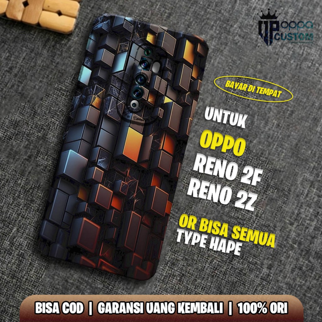 Case OPPO RENO 2F / OPPO RENO 2Z - Casing OPPO RENO 2Z Terbaru OPPACUSTOM  [ ABSTRACK 2  ] Casing Hp