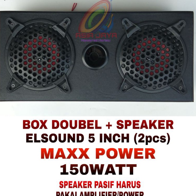 Diskon Paket Combo Elsound 5 inch  Box 5 Double i Produk Premium
