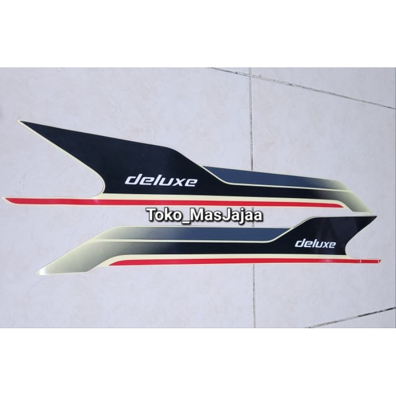 Sticker stiker deluxe sigra new 2022 / stiker deluxe list depan sigra new / stiker deluxe sigra