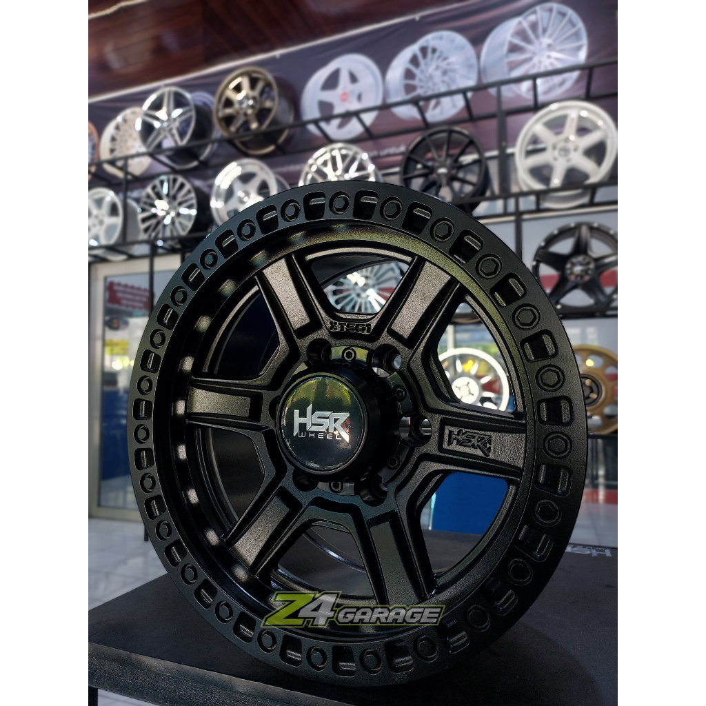 Promo Velg Mobil HSR Offroad Xts01 Ring 15 Lobang 6 Untuk Fortuner,Pajero,Hilux,Strada,Everest DLL
