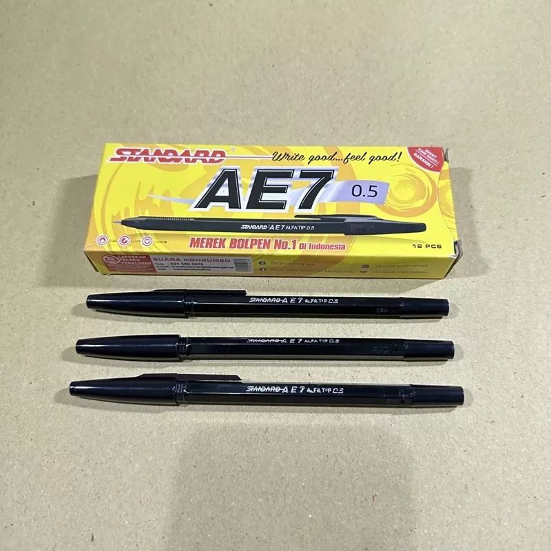 

PULPEN STANDARD HITAM / 12 PCS