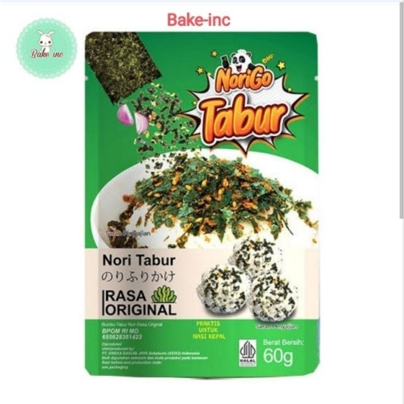 

RB [Bake-inc] NORI TABUR NORIGO RUMPUT LAUT PANGGANG 60GRM
