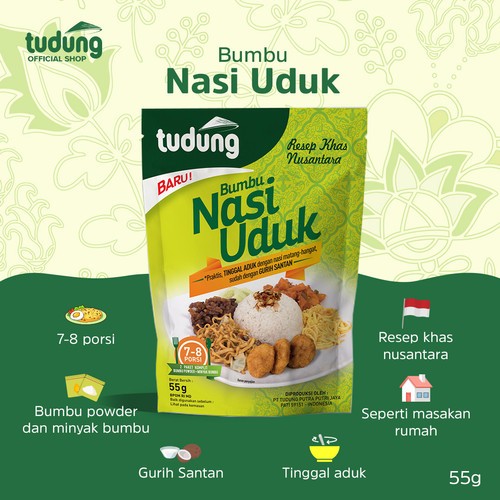 

tudung bumbu nasi uduk 55gr - tudung nasi uduk