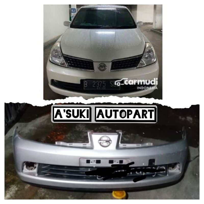 bumper bemper depan nissan latio 2008-2011