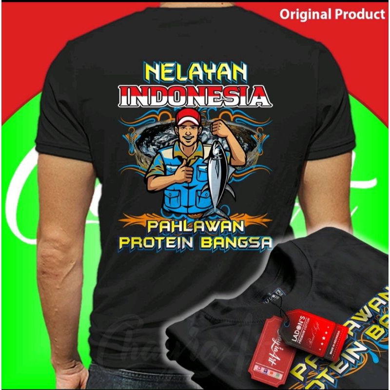 KAOS NELAYAN INDONESIA PAHLAWAN PROTEIN BANGSA