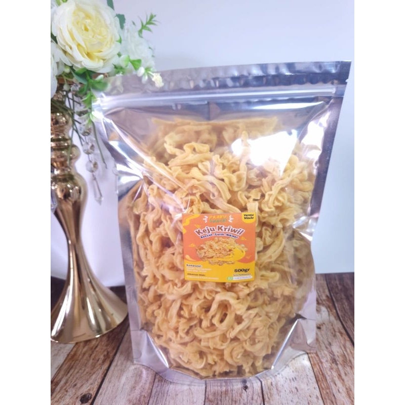 

STIK KEJU KRIWIL/CHEESE CURLY HOMEMADE PREMIUM/KEMASAN 500GR/TERMURAH