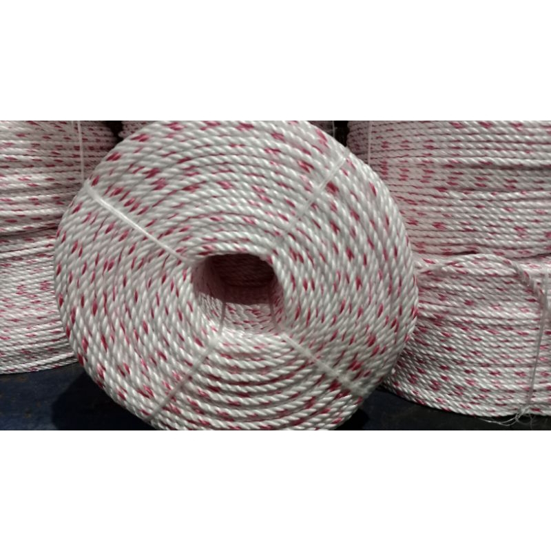 

Tali qrope 4mm putih corak 100mtr