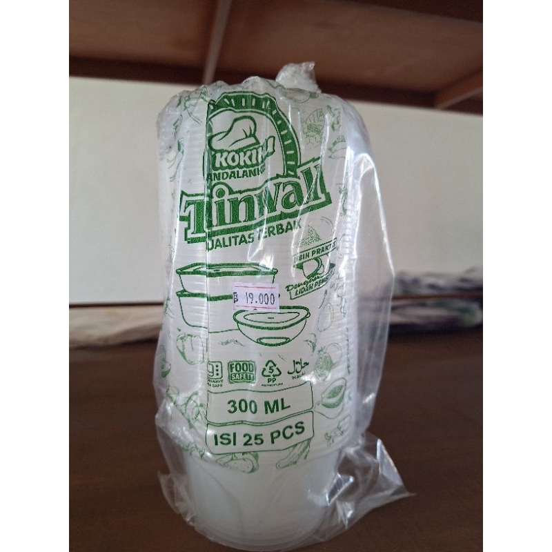 Thinwall cup tempat salad ukuran 200 ml ,300 ml.