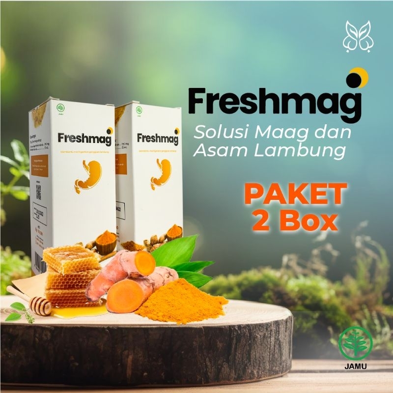 

PAKET 2 BOX FRESHMAGH - Madu herbal alami bantu mengatasi masalah lambung magh dan gerd