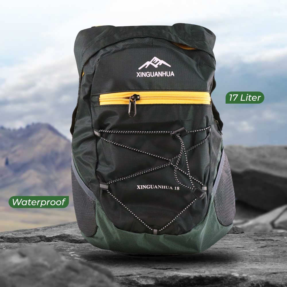 [PROMO] Tas Gunung Ransel Lipat Tas Lipat Daypack Gunung Waterproof Tas Gunung Lipat Waterproof 17 L