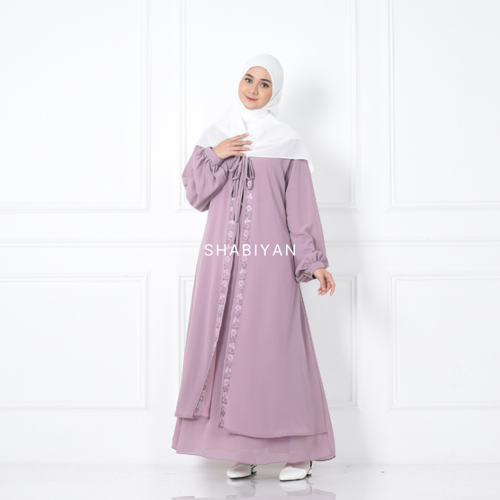 SHABIYAN Gamis Ceruty Bordir | Eira 509-3