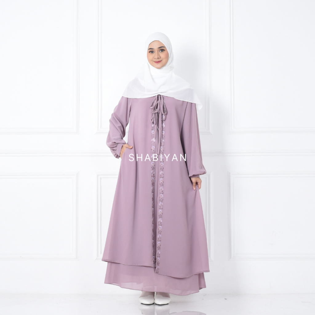 SHABIYAN Gamis Ceruty Bordir | Eira 509-4