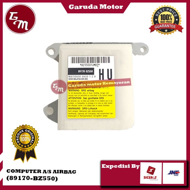 Modul airbag air bag agya ayla 89170-BZ550 Original asli