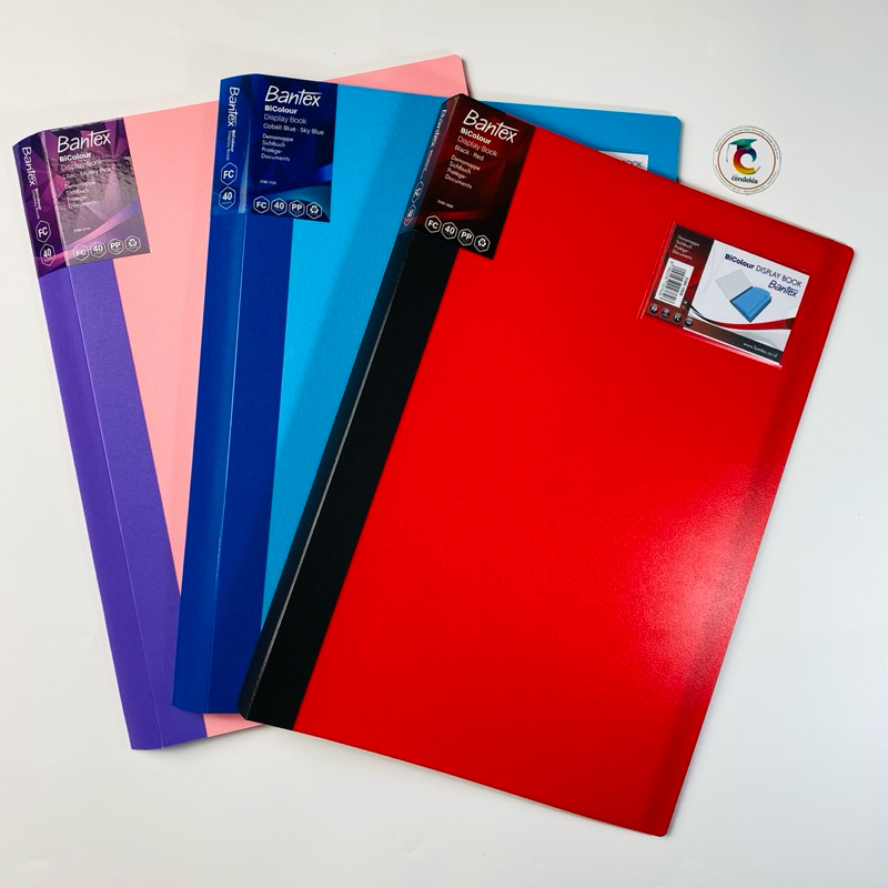 

Display Book Folio F4 40 Lbr BANTEX BiColour 3185