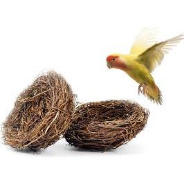 SARANG BURUNG LOVEBIRD SARANG BURUNG KENARI BAHAN JERAMI