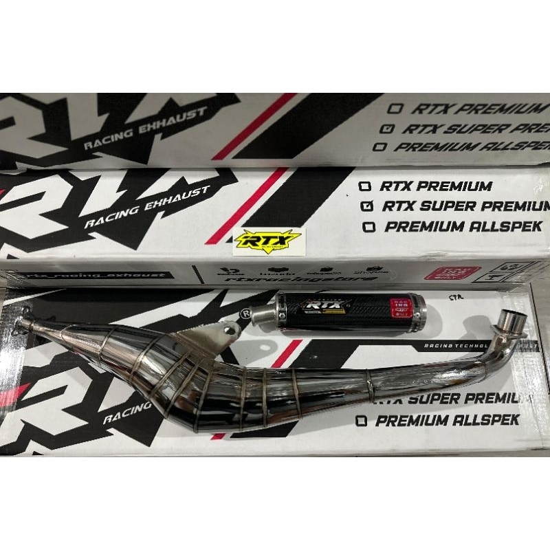 knalpot RTX f1zr BM power stenless