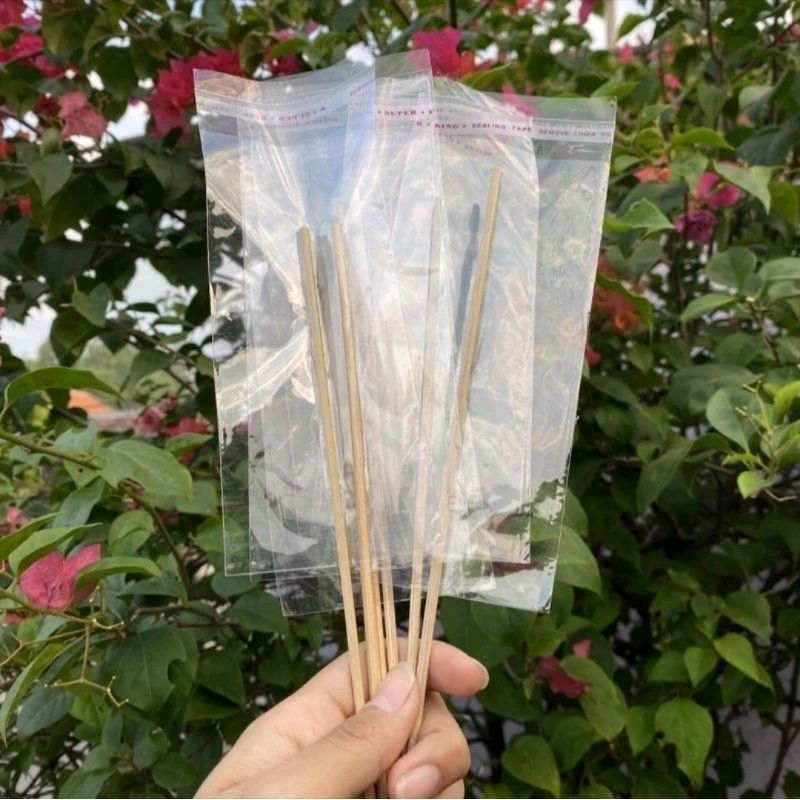 Tusukan buket uang / stik uang buket / Tusukan plus plastik opp